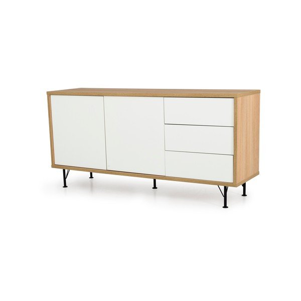 Bílá komoda Tenzo Flow, délka 164 cm-image-2