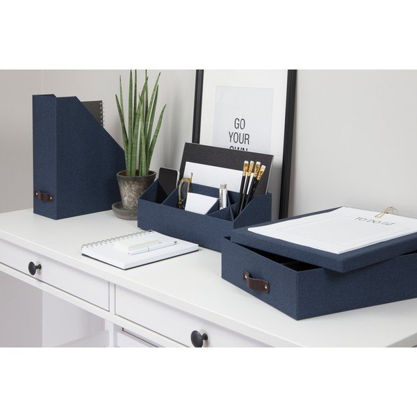 Modrý organizér na dokumenty Bigso Box of Sweden Estelle-image-3