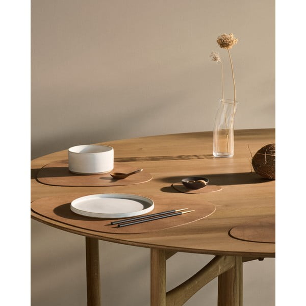 Prostírání z eko kůže 37x44 cm Curve L Nupo – LIND DNA-image-1