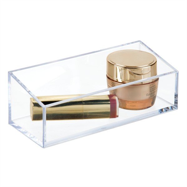 Průhledný stohovatelný box iDesign Clarity, 15 x 6 cm-image-1