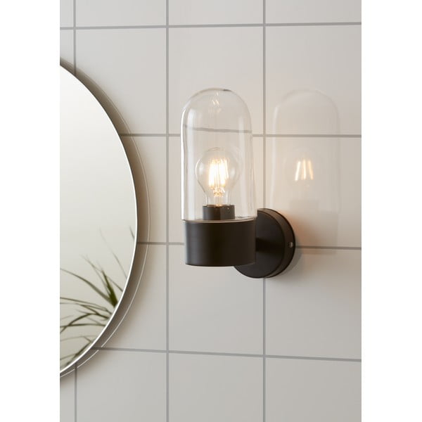 Černé nástěnné svítidlo Markslöjd Zen Wall Black Clear-image-1