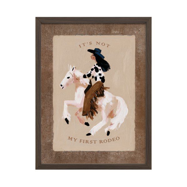Tištěný obraz s rámem 30x40 cm Rodeo – Styler