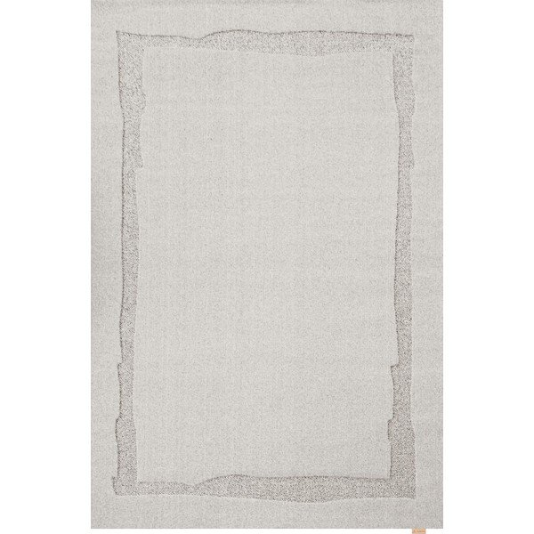 Světle šedý vlněný koberec 133x190 cm Morphic Rocca – Agnella