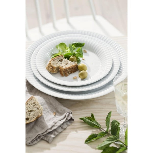 Bílý porcelánový talíř Kähler Design Hammershoi, ⌀ 27 cm-image-3