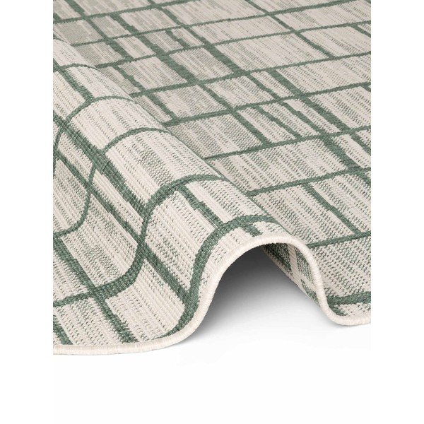Zelený/krémový kulatý vnitřní a venkovní koberec ø 200 cm Haringey Crouch – Ted Baker-image-3
