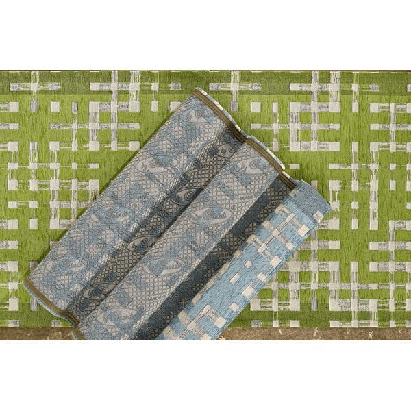 Hnědý pratelný běhoun 55x240 cm Dama Fango – Floorita-image-2