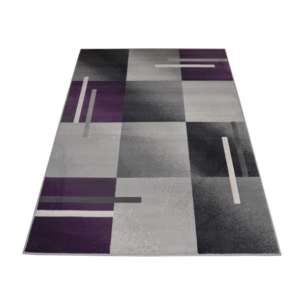 Fialovošedý koberec Webtappeti Modern, 160 x 230 cm
