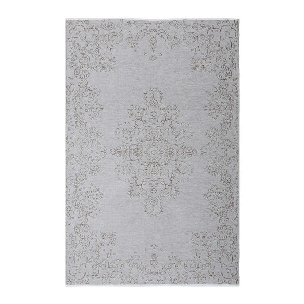 Oboustranný hnědo-šedý koberec Vitaus Lauren, 77 x 200 cm