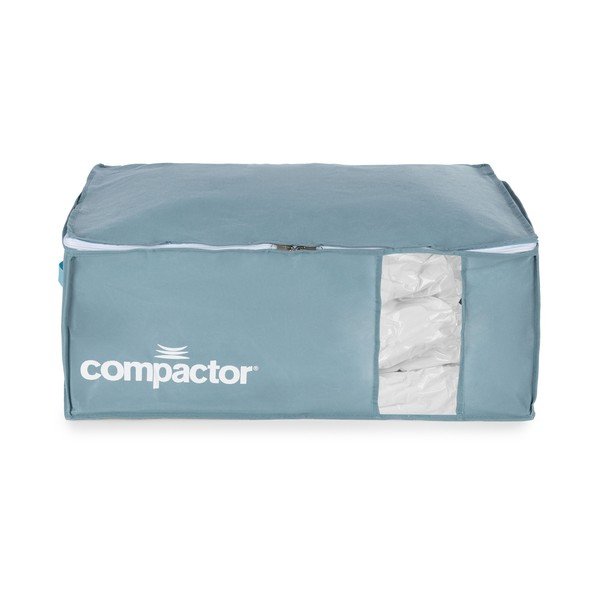 Vakuové plastové úložné boxy na oblečení v sadě 3 ks 65x45x27 cm Blue Edition – Compactor-image-2