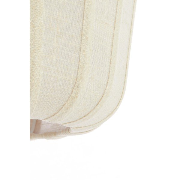Bílé závěsné svítidlo s textilním stínidlem ø 10 cm Bibury – Light & Living-image-4
