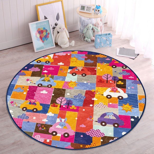 Dětský koberec ø 120 cm Comfort – Mila Home-image-3