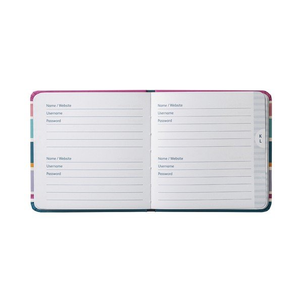 Zápisník na hesla Busy B Rainbow-image-3