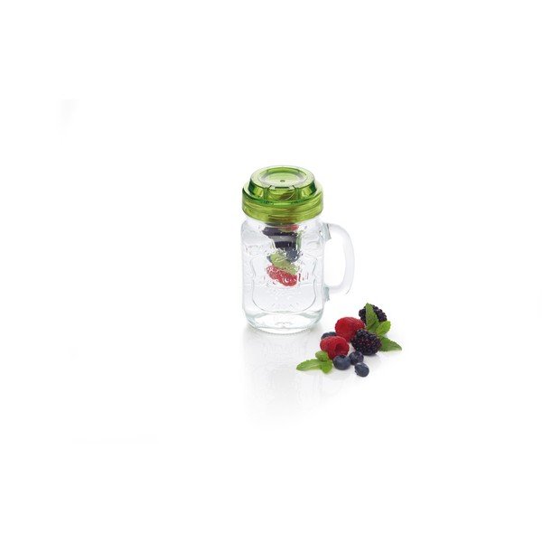 Sklenice se sítkem na ovoce Kitchen Craft Healthy Eating-image-1
