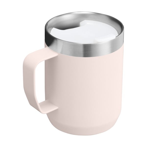 Světle růžový termo hrnek z nerezové oceli 230 ml Stay-Hot Camp Mug Rose Quartz – Stanley-image-3