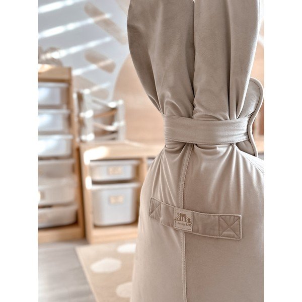 Béžový dětský sedací vak Funny Bunny – The Brooklyn Kids-image-1