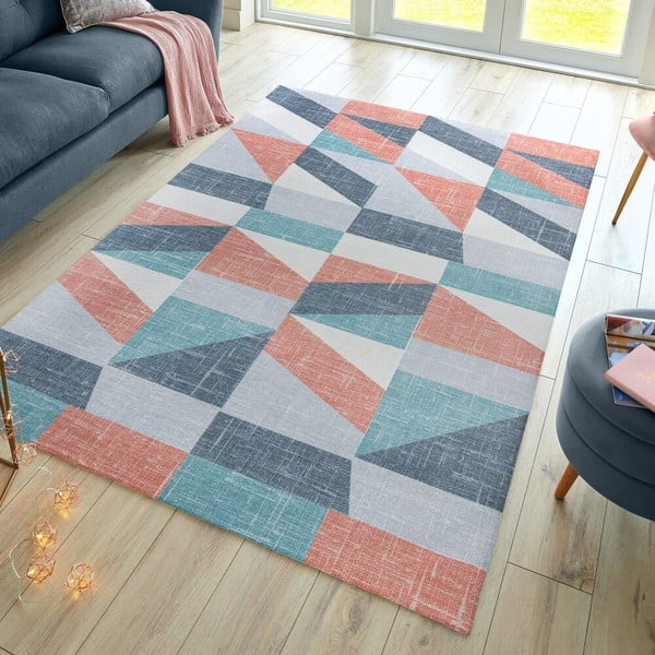Pratelný koberec 120x170 cm MATCH LOLA GEO – Flair Rugs-image-1
