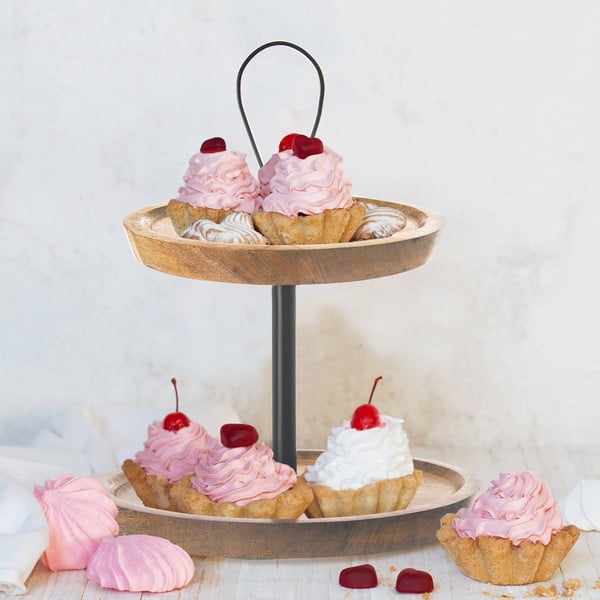 Dřevěný etažér Mango – Orion-image-1