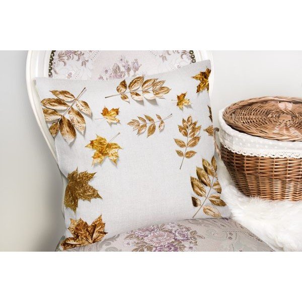 Povlak na polštář Minimalist Cushion Covers Golden Leaves, 42 x 42 cm-image-2
