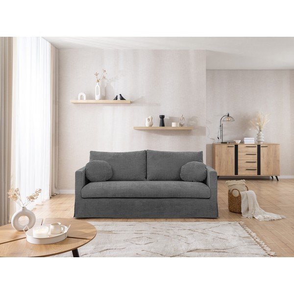Tmavě šedý 3místný potah Paphos – Ropez-image-3