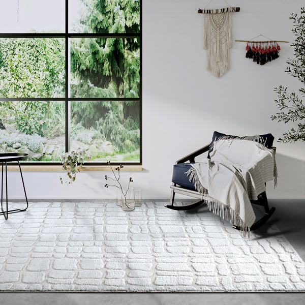 Krémový koberec 160x235 cm Artistique Cream White – Elle Decoration-image-1