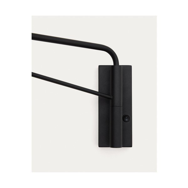 Bílé/černé nástěnné svítidlo ø 20 cm Eilo – Kave Home-image-3