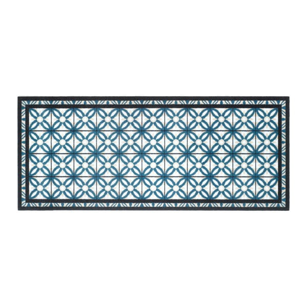 Rohožka Hamat Spanish Tiles Aqua, 50 x 120 cm