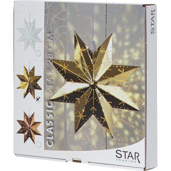 Vánoční světelná dekorace ve zlaté barvě Classic - Star Trading-image-4