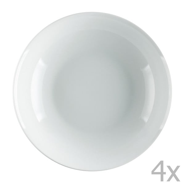 Sada 4 porcelánových polévkových talířů Sola Lunasol