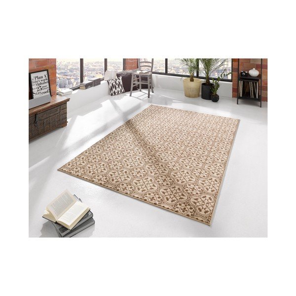 Béžový koberec Hanse Home Gloria Pattern, 80 x 150 cm-image-1