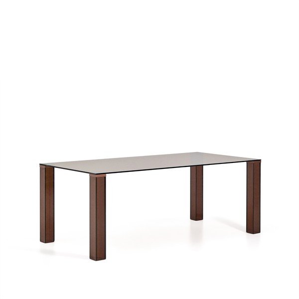 Skleněný jídelní stůl 100x200 cm Adularia – Kave Home