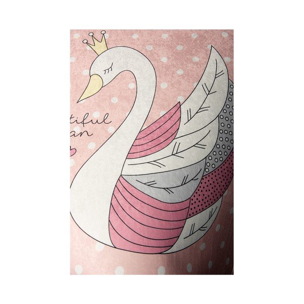 Dětský koberec Swan, 140 x 190 cm-image-3