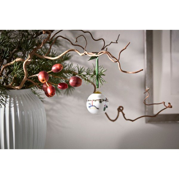 Porcelánová ručně malovaná vánoční ozdoba ø 6 cm Hammershøi Christmas – Kähler Design-image-1