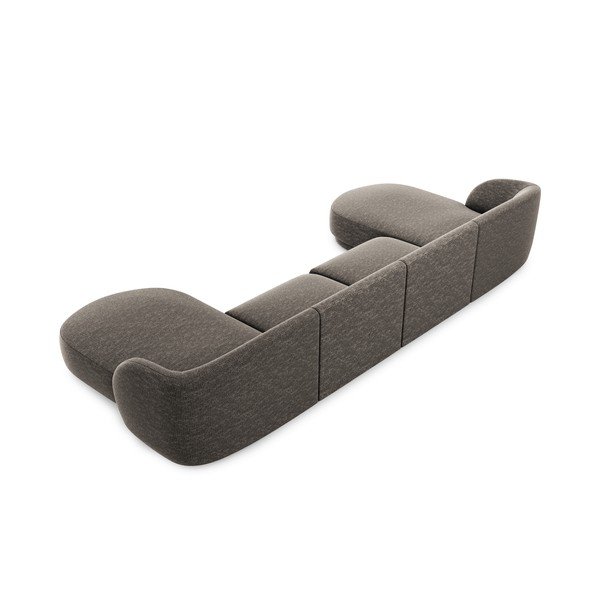 Šedá rohová pohovka Miley – Micadoni Home-image-4