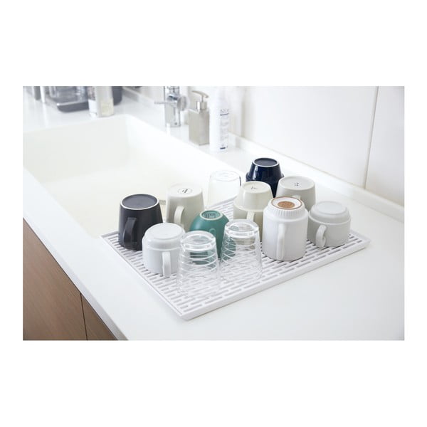 Bílý odkapávač na nádobí YAMAZAKI Tower-image-2