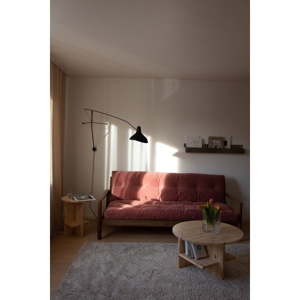 Růžová rozkládací pohovka 205 cm Knob – Karup Design-image-1