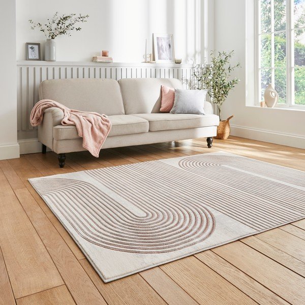 Růžovo-světle šedý koberec 160x220 cm Apollo – Think Rugs-image-2