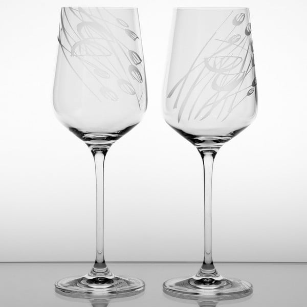 Ateliér Žampach, set 2 ks skleniček na bílé víno Černucha