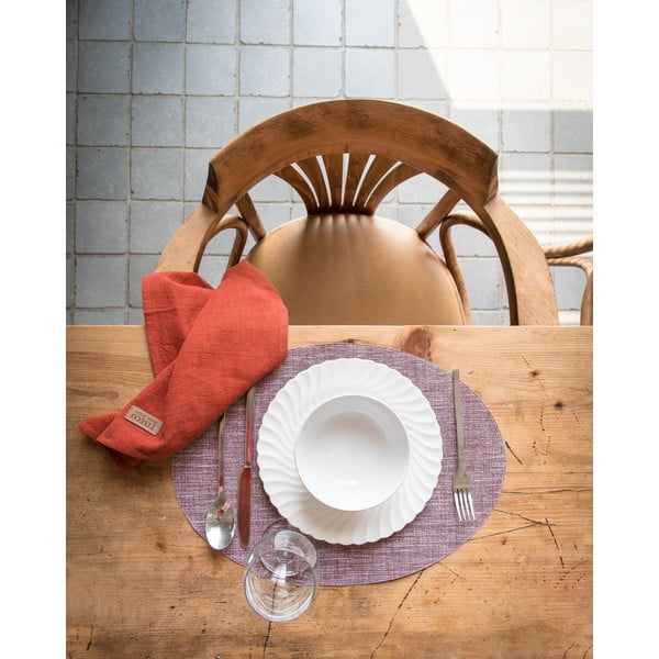 Růžovofialové prostírání Tiseco Home Studio Oval, 46 x 33 cm-image-1