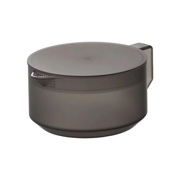 Černá plastová konvice na čaj se sítkem 600 ml Tower – YAMAZAKI