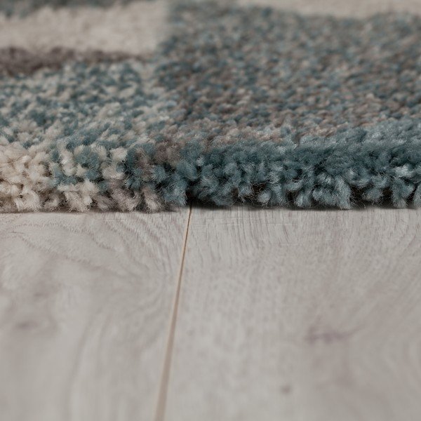 Modro-šedý koberec Flair Rugs Nuru, 60 x 230 cm-image-4