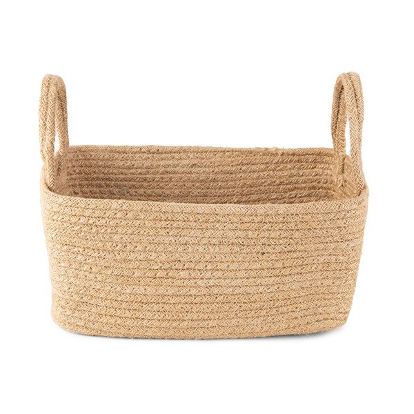 Jutový úložný košík Compactor, 24 x 15 cm-image-3