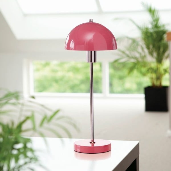 Stolní lampa Vienda Pink