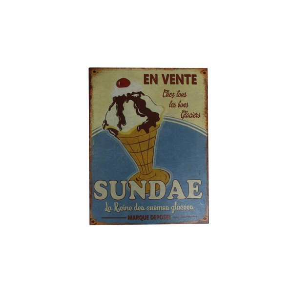 Nástěnná cedule Sundae