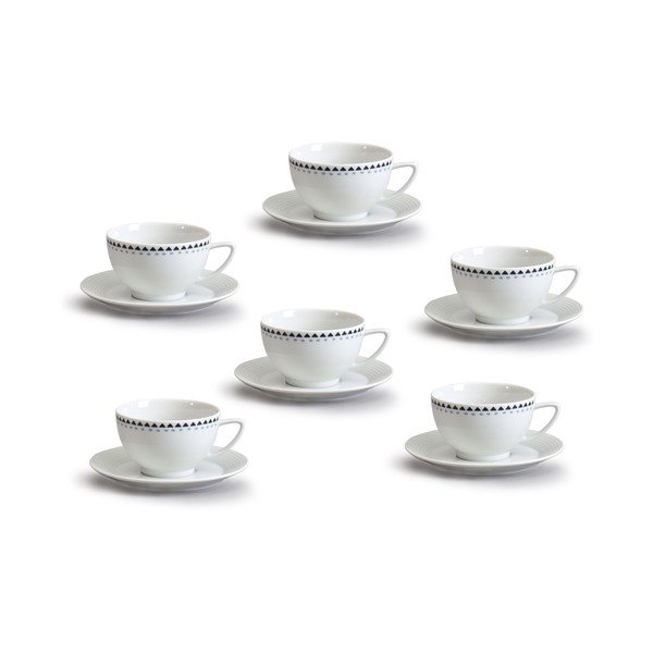 Porcelánová sada na čaj s trojúhelníčky Thun Lea-image-1