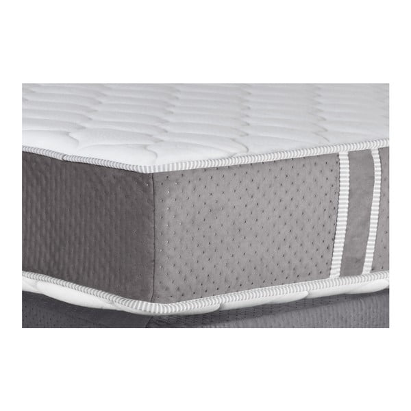 Bílo-šedá matrace s paměťovou pěnou Stella Cadente Syrius, 180 x 200  cm-image-3
