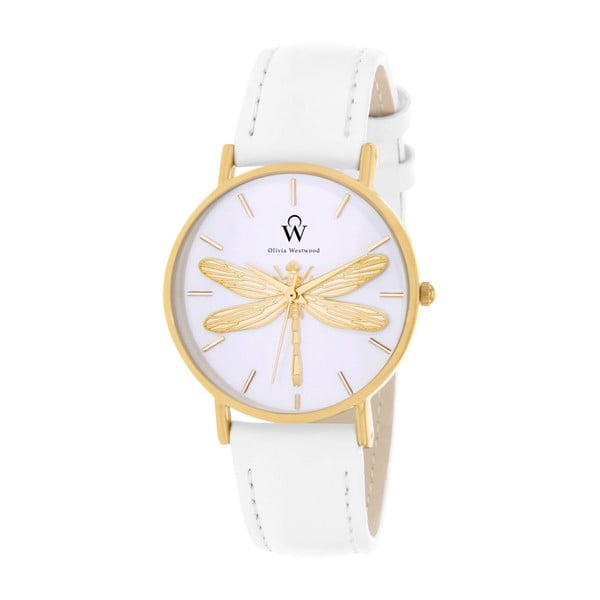 Dámské hodinky s řemínkem v bílé barvě Olivia Westwood Cutono