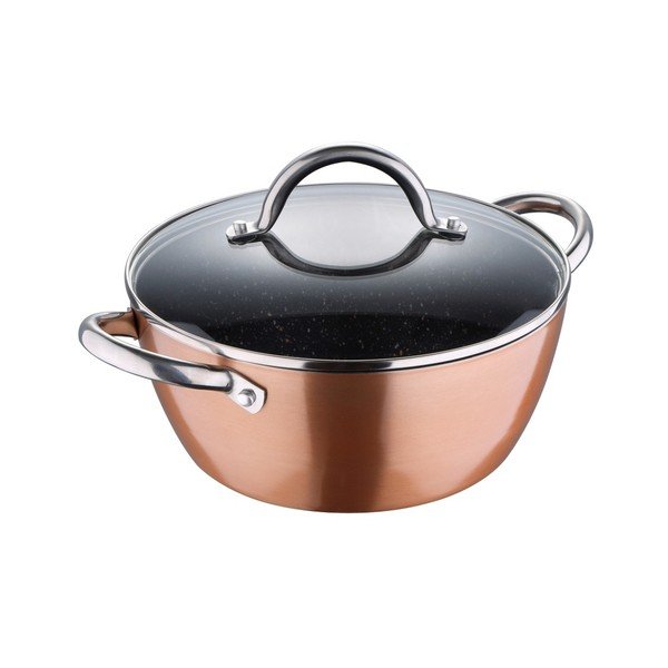 Hrnec v měděné barvě Bergner Eclipse, 24 cm
