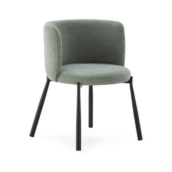 Čalouněná jídelní křesla v sadě 2 ks v mentolové barvě Ginny – MOME