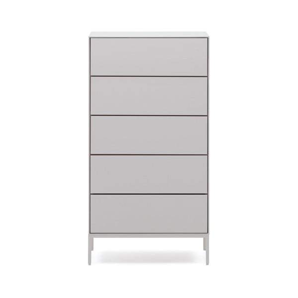 Bílá vysoká komoda 60x114 cm Vedrana – Kave Home-image-4
