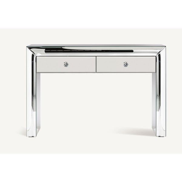 Konzolový stolek ve stříbrné barvě 40x120 cm Diana – Burkina